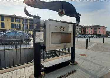 Riapertura casetta dell'acqua in Piazza Manzoni